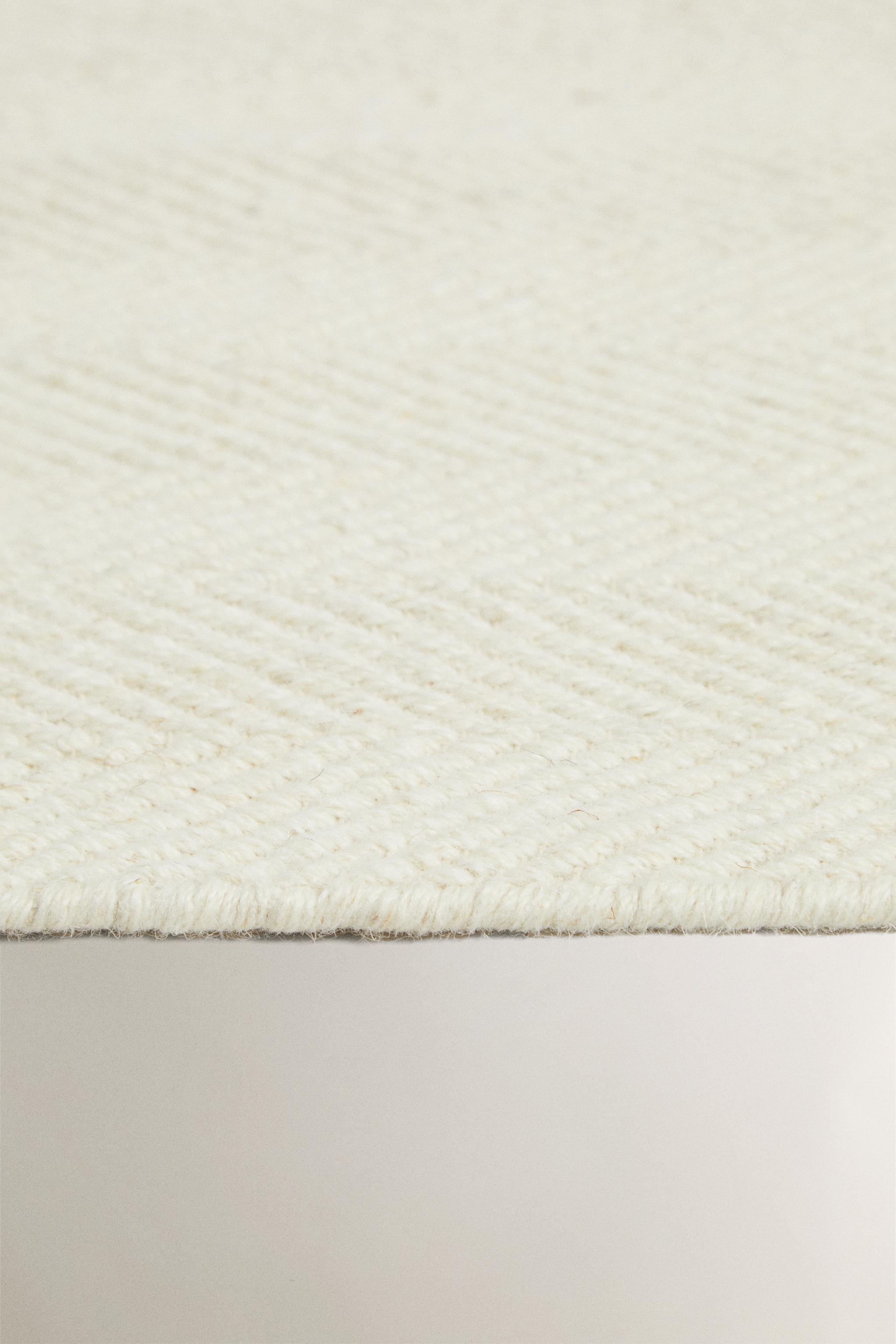 HERRINGBONE WOOL AREA RUG
